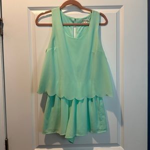 Mint Green Romper